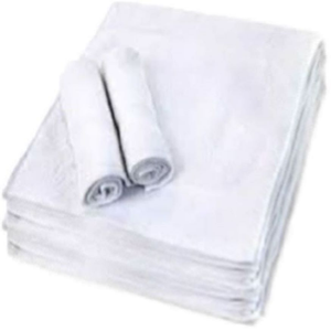 Serviettes de bain et tapis de bain MGI personnalisés avec logo, 100 % coton, qualité hôtelière, durables, motif écossais blanc tricoté, écologiques - Product Image 3