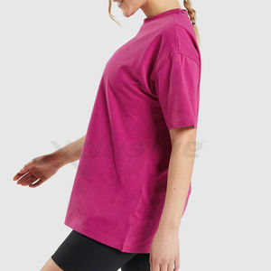 Camisetas de algodón de diseño único para mujer, ropa de verano, camisetas para mujer, camisetas con estampado de logotipo personalizado, precio razonable, servicio OEM - Product Image 3