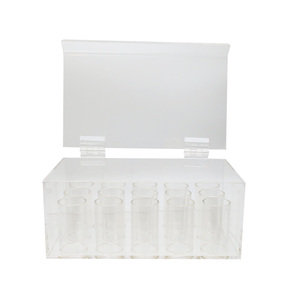 Práctico estante dental para solución de cuidado bucal para un almacenamiento eficiente de cepillos de dientes y otros productos dentales - Product Image 1