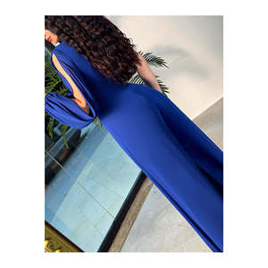 Tuta Diora Tek Kol ifon Tulum-Saks Blu Navy per Donna, Design Giocoso e Alla Moda - Product Image 3