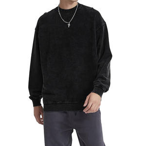 2025 nouvelle mode hommes sweats à capuche automne hiver à capuche à manches longues en vrac couleur unie pull décontracté coton polaire hauts sweats à capuche - Product Image 6