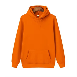 Sudadera con Capucha Azul Sólido para Hombre, Corte Regular, Algodón, Informal, con Bolsillo Delantero, para Otoño - Product Image 4