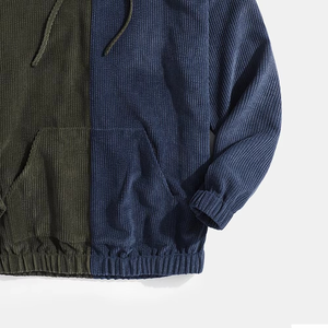 Precio al por mayor Pullover Color Block Hombres Sudadera con capucha Cómodo Transpirable Regular Fit Basics Algodón Mezclado Manga larga - Product Image 4