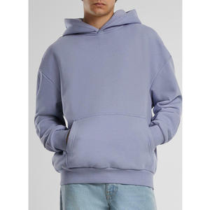 Sweat à capuche surdimensionné élégant et de haute qualité pour hommes 100% coton à séchage rapide avec broderie de logo personnalisée et impression numérique - Product Image 6