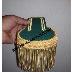 Epaulettes de Algodón/Lana con Flecos, Cómodos, para Uniformes Ceremoniales (Color Personalizado, Logotipo Personalizado, Personalizados) - Product Image 6