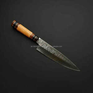 Cuchillos utilitarios profesionales de acero inoxidable hechos a mano de Bajo MOQ hechos en mango de madera para cuchillos de cocina | Cuchillo de chef al por mayor - Product Image 4