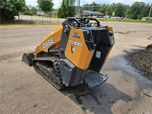 Chargeuse compacte sur chenilles TL100 jaune, équipement de construction à moteur, économique - Product Image 4