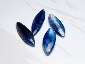 Kyanite Cabochon หินอัญมณีทรงมาคีไนต์ขัดเรียบแบบหลวมสวยงามสำหรับทำจี้ - Product Image 6