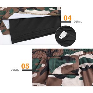 Short de sport 2-en-1 pour homme, respirant, avec poche zippée, collants athlétiques solides, 5 pouces, short de course sportif à motif teint uni - Product Image 5