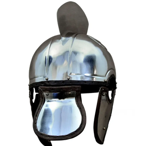 Casco Romano Intercisa de Última Moda, Calibre 18, Acero Suave, Casco Romano para Cosplay, Griego, Esparta, Antiguo Romano, Acero Corintio - Product Image 2