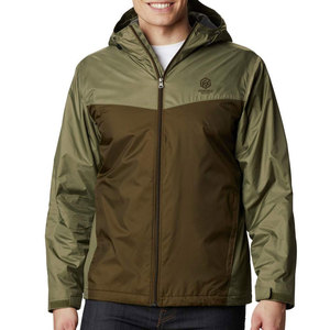 Diseña Tu Propia Chaqueta Cortavientos de Invierno con Capucha de Lona Personalizada, Talla Grande, con Logotipo Frontal - Product Image 1