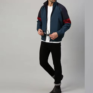 Blouson aviateur d'hiver pour hommes style High Street en cuir véritable avec col montant vente en gros de services OEM de haute qualité pour adultes - Product Image 4