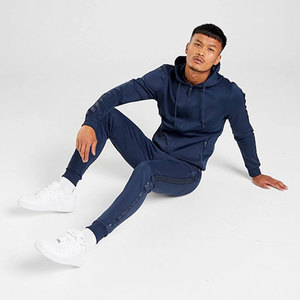 Survêtement d'hiver pour homme de qualité supérieure, 100% coton molletonné, streetwear, nouveau design tendance, uni, teinture unie, logo OEM personnalisé - Product Image 4