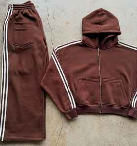 Logo personnalisé de haute qualité jogging haute couture hommes Sport survêtement coupe-vent Streetwear survêtement pantalon de survêtement lourd logo - Product Image 6