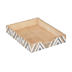Hot Selling Eco-Friendly Commercial Grade Decorative Marble <b>Tray</b> Handmade Design Snacks Dessert Server <b>Dinner</b> Party Use - Product Image 6