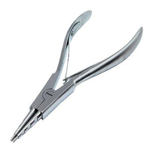 คีมสแตนเลสเยอรมันแบบเรียบกลมแบนสปริงสองชั้นทำเครื่องประดับคีมม้วนและตัดลวด - Product Image 3