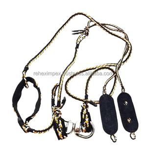 Ensemble de laisse de fauconnerie Style arabe avec Jesses en cuir, connecteur pivotant et laisse Falcon - Product Image 5