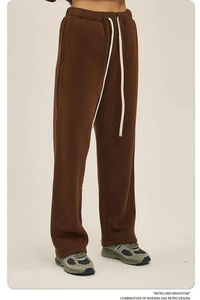 Dikson Sports nouveauté 2025 haute qualité élastique droite taille moyenne Joggers automne hommes pantalons de survêtement personnalisé Jogging pantalon fait - Product Image 3