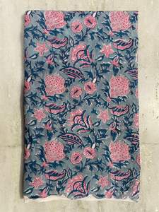 Jaipur fabriqué à la main 100% coton bloc de main imprimé tissu fait à la main traditionnel écologique respirant bloc impression coton tissu - Product Image 3