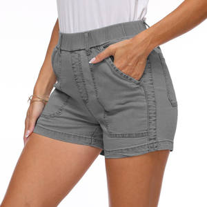 Pantalones de chándal para mujer Pantalones cortos ajustados para mujer Logotipo personalizado Venta al por mayor Playa Hip Running Gym Pantalones Spandex Stretch Yoga Shorts para mujer - Product Image 5