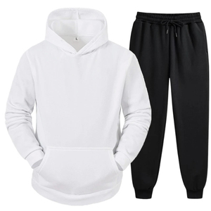 Conjunto de chándal de último diseño para hombre, conjunto de chándal ajustado con cremallera, chándal de dos piezas para hombre, ajuste ajustado Unisex - Product Image 1