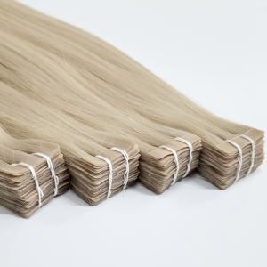 Produit phare 2025 Extensions de cheveux à bandes adhésives Cheveux vierges vietnamiens Trame simple Prix de gros Bonne qualité Lisse naturel - Product Image 3