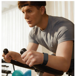 Bracelet intelligent Aosenwell sans écran, étanche IP68, suivi d'activité et de sommeil avec surveillance de la fréquence cardiaque, bracelet en nylon - Product Image 4
