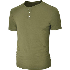 <b>Men</b> <b>Henley</b> <b>Shirt</b> Casual Long Sleeve Short Sleeve Slim Fit Cotton Comfortable Stylish Fashion Top - Product Image 3