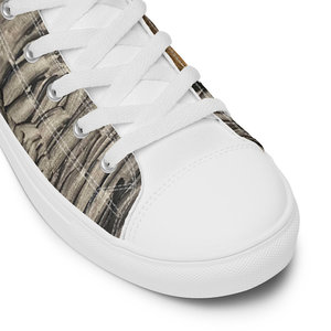 Ori Olookun scarpe alte da uomo in tela scarpe comode da passeggio per tutte le stagioni fodera traspirante con colletto imbottito in gomma EVA - Product Image 3