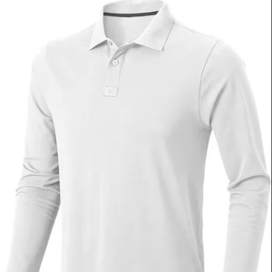 Las mejores camisetas de lona transpirables de ropa de golf de patrón sólido informal para hombres con diseño OEM personalizado y logotipo frontal para Polo Golf - Product Image 1