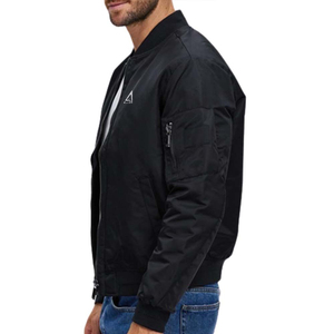Chaqueta de Hombre, Chaqueta Bomber de Cuero Acolchada, Chaquetas de Marca Personalizadas de Alta Calidad - Product Image 3