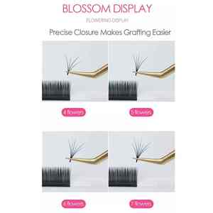 Venta al por mayor HEXA CARE HEX-1-19 Acero inoxidable Belleza Cosmética Herramientas Extensión de pestañas Pinzas de volumen Punta de fibra Punta puntiaguda - Product Image 3