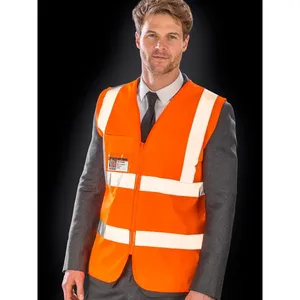 Gilet con Cerniera Personalizzato con Tabard di Sicurezza, Adesivi Riflettenti Promozionali e Luci per Merchandising - Product Image 5