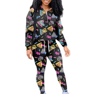 Survêtement Polyester Spandex à impression par sublimation pour femmes de nouveau style très vendu survêtements de haute qualité avec logo personnalisé pour femmes - Product Image 1