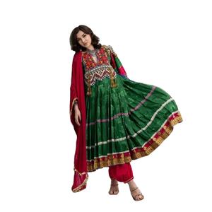 ชุดเดรสชาวอัฟกานิสถานแบบระบายอากาศได้ชุดเดรสพื้นเมืองของชนเผ่าชาวอัฟกานิสถานแบบดั้งเดิมสำหรับวัฒนธรรมและโอกาสพิเศษ - Product Image 1