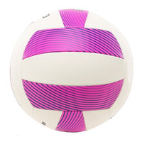Ballon de Beach-Volley Officiel SWC Taille 5 Personnalisé, Durable, Léger, en PVC et Cuir PU Stratifié, 18 Panneaux, Chambre à Air en Butyle, pour l'Entraînement
