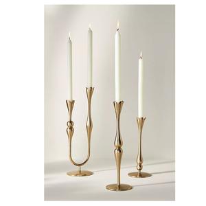 Bougeoir Quatre Lumière Nouveau Design Décor À La Maison Finition Or Décor Élégant Antique Finition Pour L'éclairage - Product Image 6