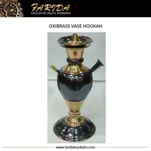 Farida Deluxe latón egipcio Mini Hookah conjunto Mesa moderna laca acabado multicolor único diseño de lujo nuevo en caja - Product Image 6