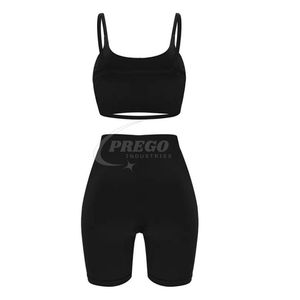 Ensemble de yoga pour femmes tendance 2026, nouvelle collection, taille plus, logo personnalisé, 2 pièces, respirant, haute qualité - Product Image 4