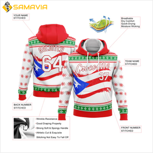 Sudadera con capucha deportiva con estampado de logotipo personalizado de SAMAVIA, sudadera con sublimación de moda para gimnasio y ropa de verano al aire libre - Product Image 5