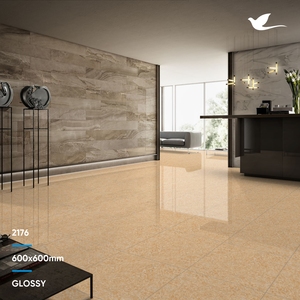 CARREAUX DE SOL EN PORCELAINE DE QUALITÉ SUPÉRIEURE, COULEUR MARRON IVORIE, FINITION MATTE, NOUVEAU MODÈLE POUR LA CONSTRUCTION - Product Image 6