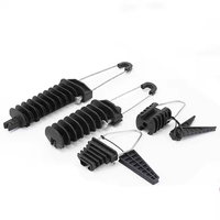 Pince d'ancrage en forme de coin PA1500 pince à bout mort en plastique de tension pince de câble d'alimentation électrique fil inoxydable ADSS