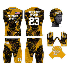 Uniformes de Fútbol Americano 7v7, Compresión Ajustada, Transpirables, de Secado Rápido, Antibacterianos, Personalizables, Sublimación de Alta Calidad - Product Image 3