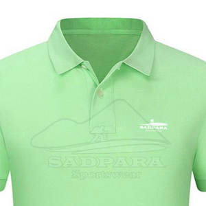 เสื้อยืดโปโลผู้ชายผ้าคอตตอน100% ปรับแต่งได้สวมใส่สบายผลิตจากแบรนด์ตามต้องการ - Product Image 6