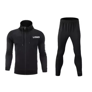 Survêtement décontracté pour hommes Survêtement en coton pour hommes Vente en gros personnalisé Survêtement en coton pour hommes 2025 - Product Image 4