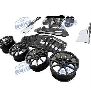 Nuevo Kit de Carrocería Modificado de Fibra de Carbono para Ferrari SF90XX con Alerón Trasero, Parachoques Delantero, Capó y Guardabarros - Negro Carbón - Product Image 6