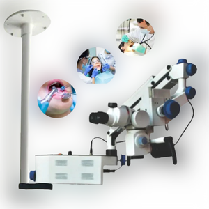 MICROSCOPIO DENTAL CINCO (5) MICROSCOPIO OPERATIVO DE LABORATORIO DENTAL DE PASO MICROSCOPIO DE MONTAJE EN EL PISO .. - Product Image 5