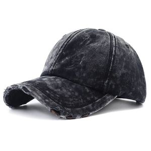 Gorro de camionero de algodón lavado Vintage, gorra de béisbol desgastada para hombres y mujeres, 100% poliéster, deportivo, ajustable, de perfil bajo, gorras Unisex - Product Image 3