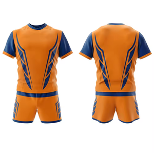Vente en gros, nouvel arrivage, uniforme de rugby pas cher, chemise et short, impression par sublimation, uniforme de rugby à sublimation pour équipe sportive - Product Image 1