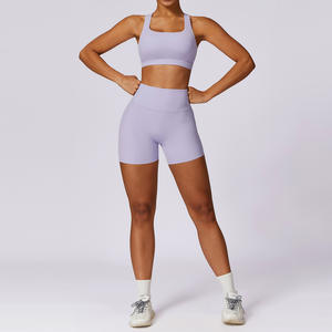 Custom High Stretch Popular Impact <b>Short</b> <b>Seamless</b> Scrunch Butt <b>Seamless</b> Yoga Gym <b>Shorts</b> Yoga Tummy Control Peach Running <b>Shorts</b> - Product Image 5